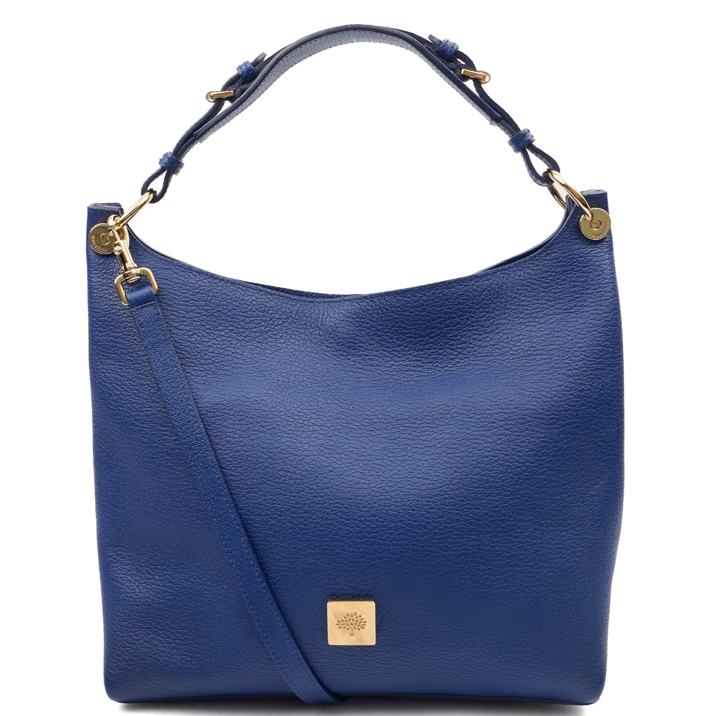 Mulberry Tote Freya in Blue, Leather — Front View