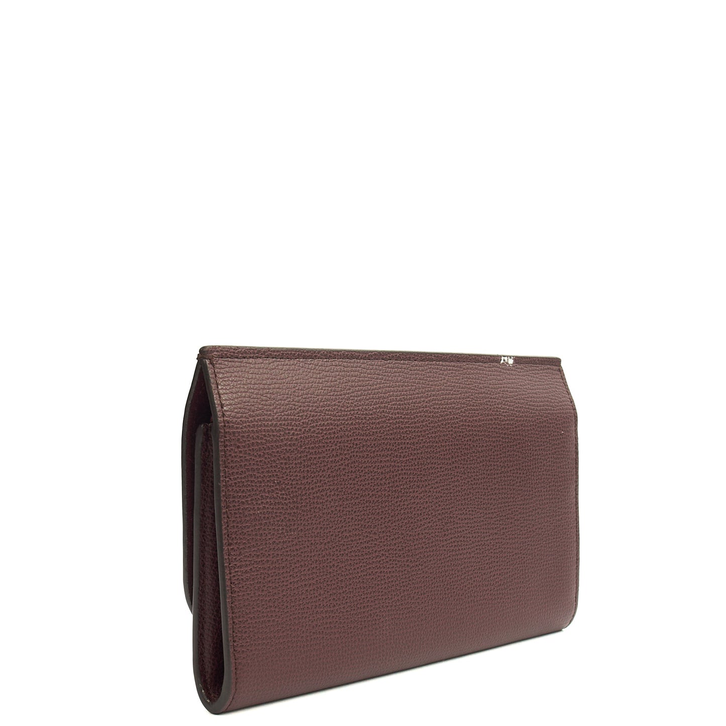 Mulberry Wallet Amberley Clutch in Oxblood, Calfskin Leather — Side View