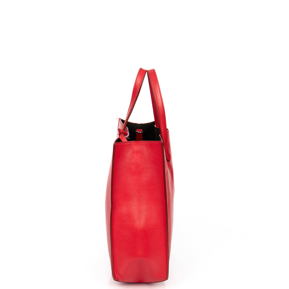 Givenchy Tote Stargate Bambi Tote - Small in Red, Leather — Top View