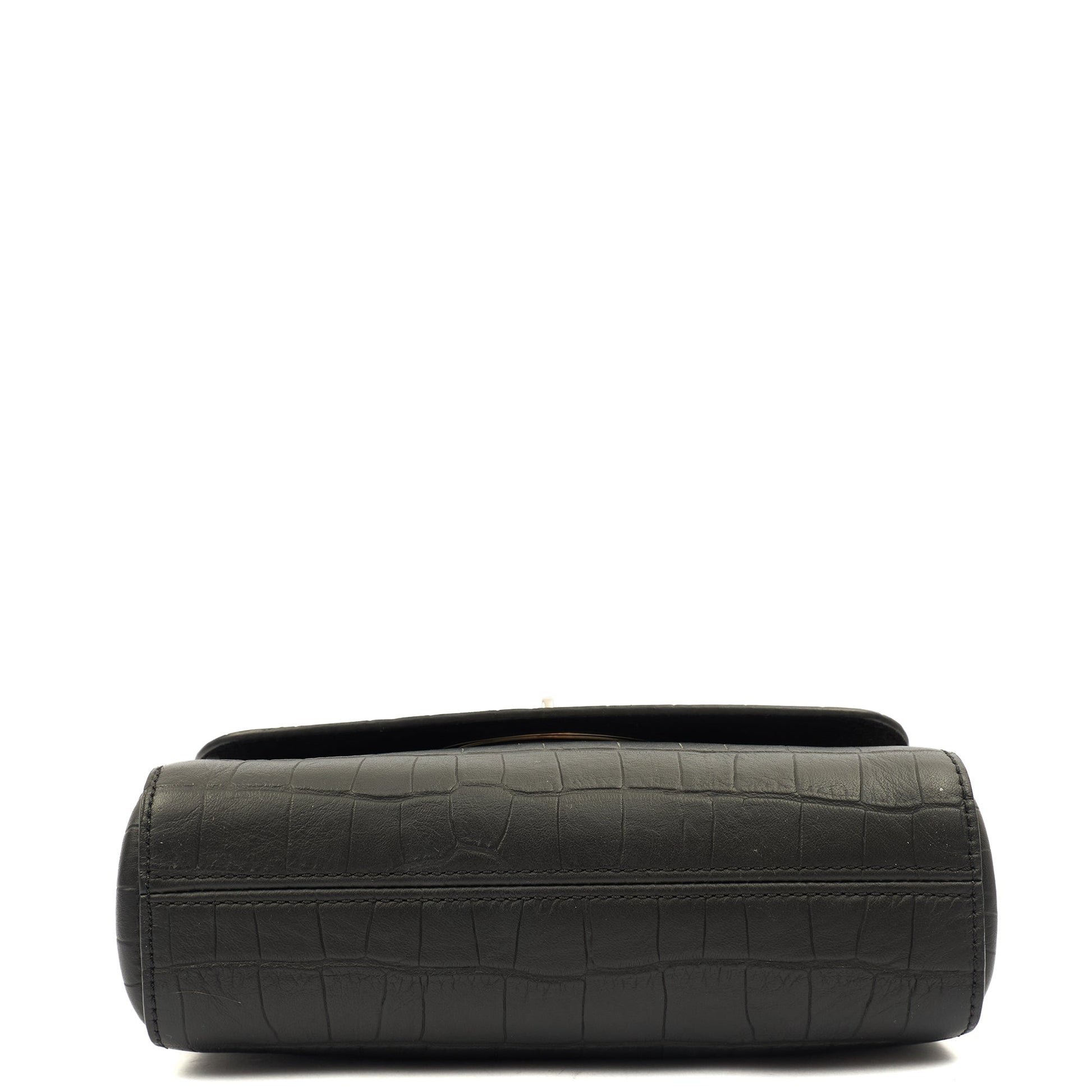 Mulberry Cross Body Lily in Black, Exotic Effect Leather — Alternate View 17
