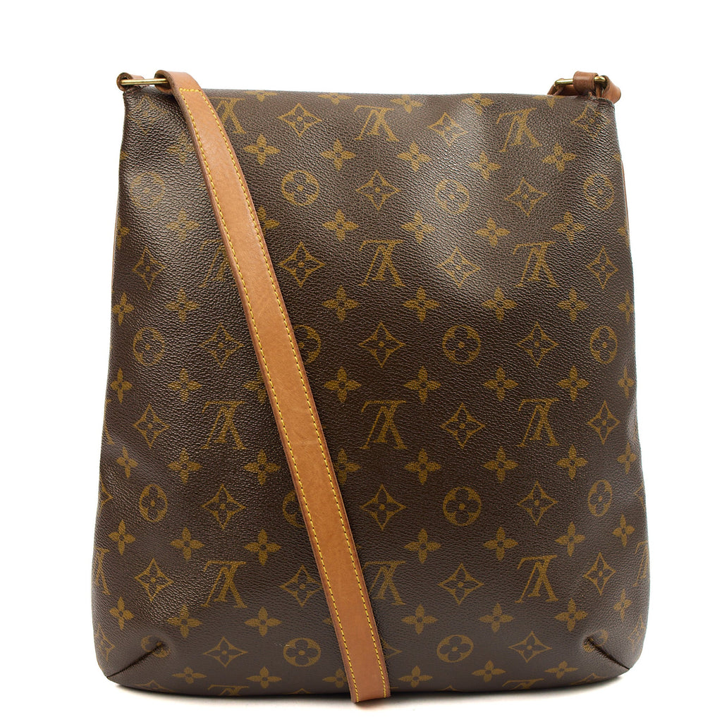 Louis Vuitton Cross Body Musette Salsa GM in Monogram, Canvas — Top View
