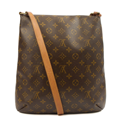 Louis Vuitton Cross Body Musette Salsa GM in Monogram, Canvas — Top View