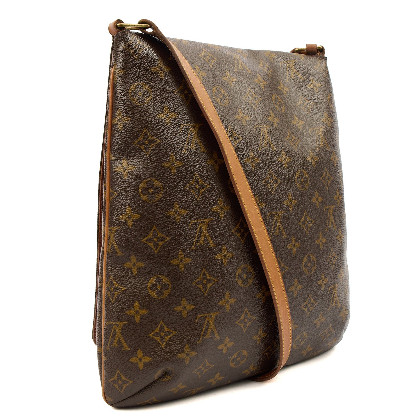 Louis Vuitton Cross Body Musette Salsa GM in Monogram, Canvas — Back View