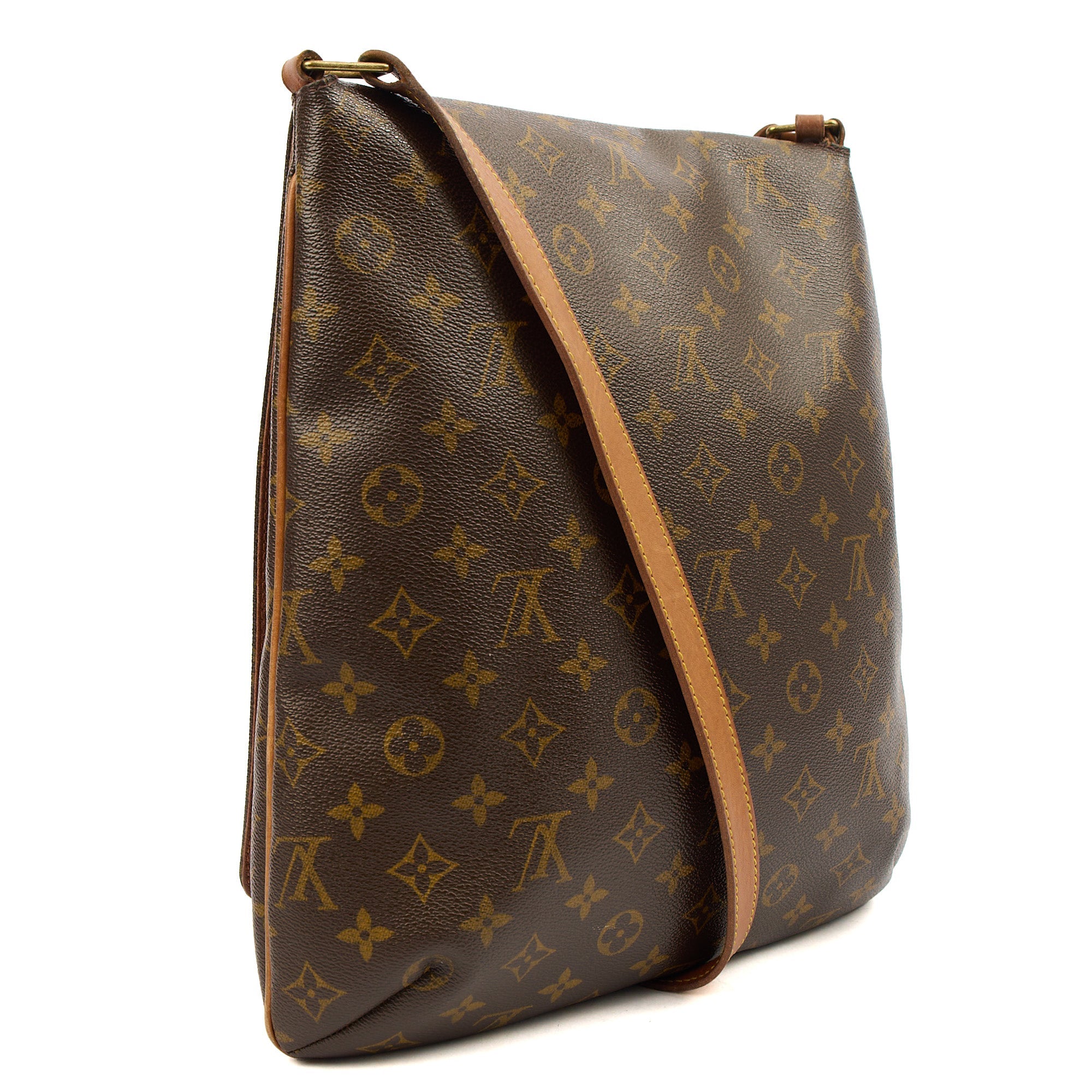 Louis Vuitton Cross Body Musette Salsa GM in Monogram, Canvas — Back View