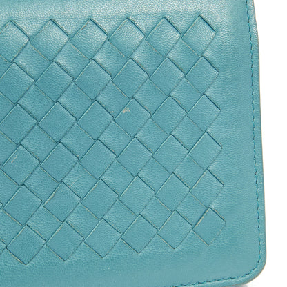 Bottega Veneta Cross Body Intrecciato Crossbody in Blue, Intrecciato Nappa — Alternate View 19