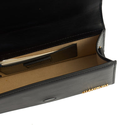 Jacquemus Cross Body Le Grand Bambino in Black, Leather — Lifestyle View
