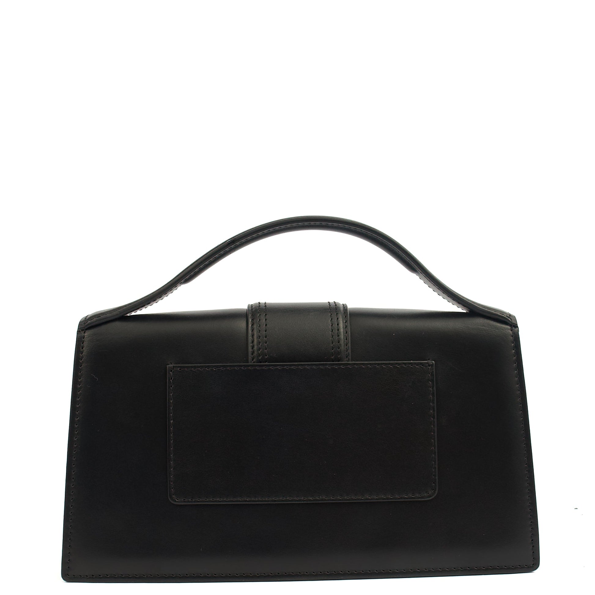 Jacquemus Cross Body Le Grand Bambino in Black, Leather — Top View