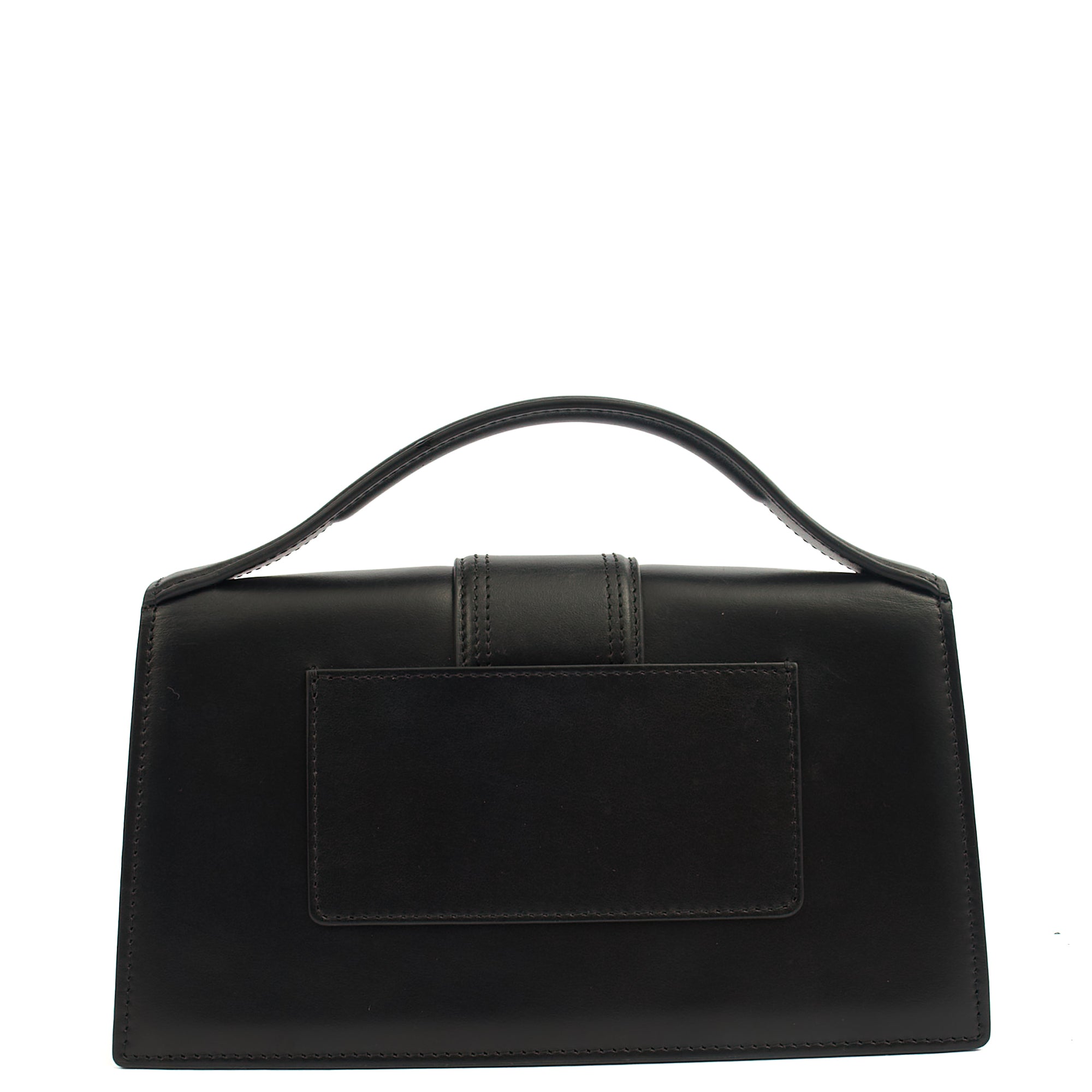 Jacquemus Cross Body Le Grand Bambino in Black, Leather — Top View