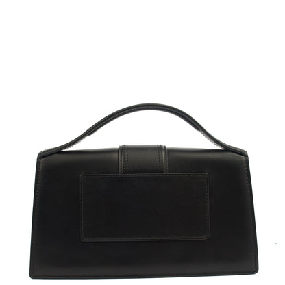 Jacquemus Cross Body Le Grand Bambino in Black, Leather — Top View