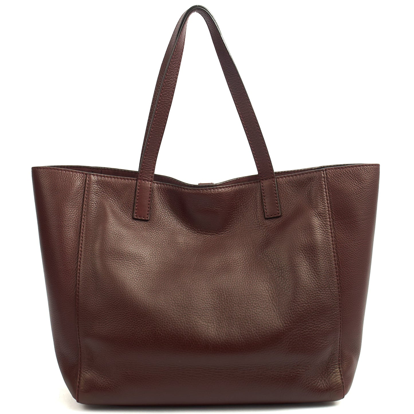 Mulberry Tote Tessie Tote in Oxblood, Leather — Back View