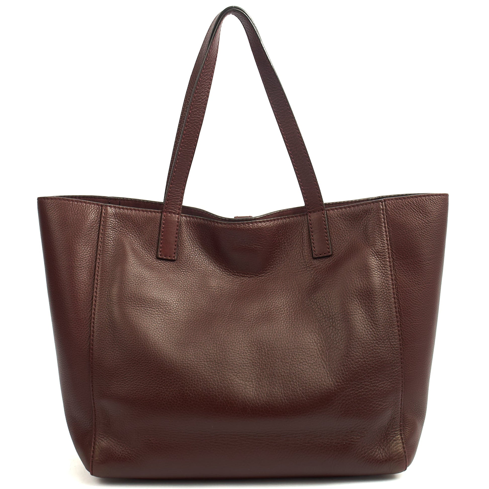 Mulberry Tote Tessie Tote in Oxblood, Leather — Back View