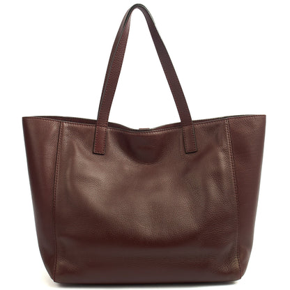 Mulberry Tote Tessie Tote in Oxblood, Leather — Back View