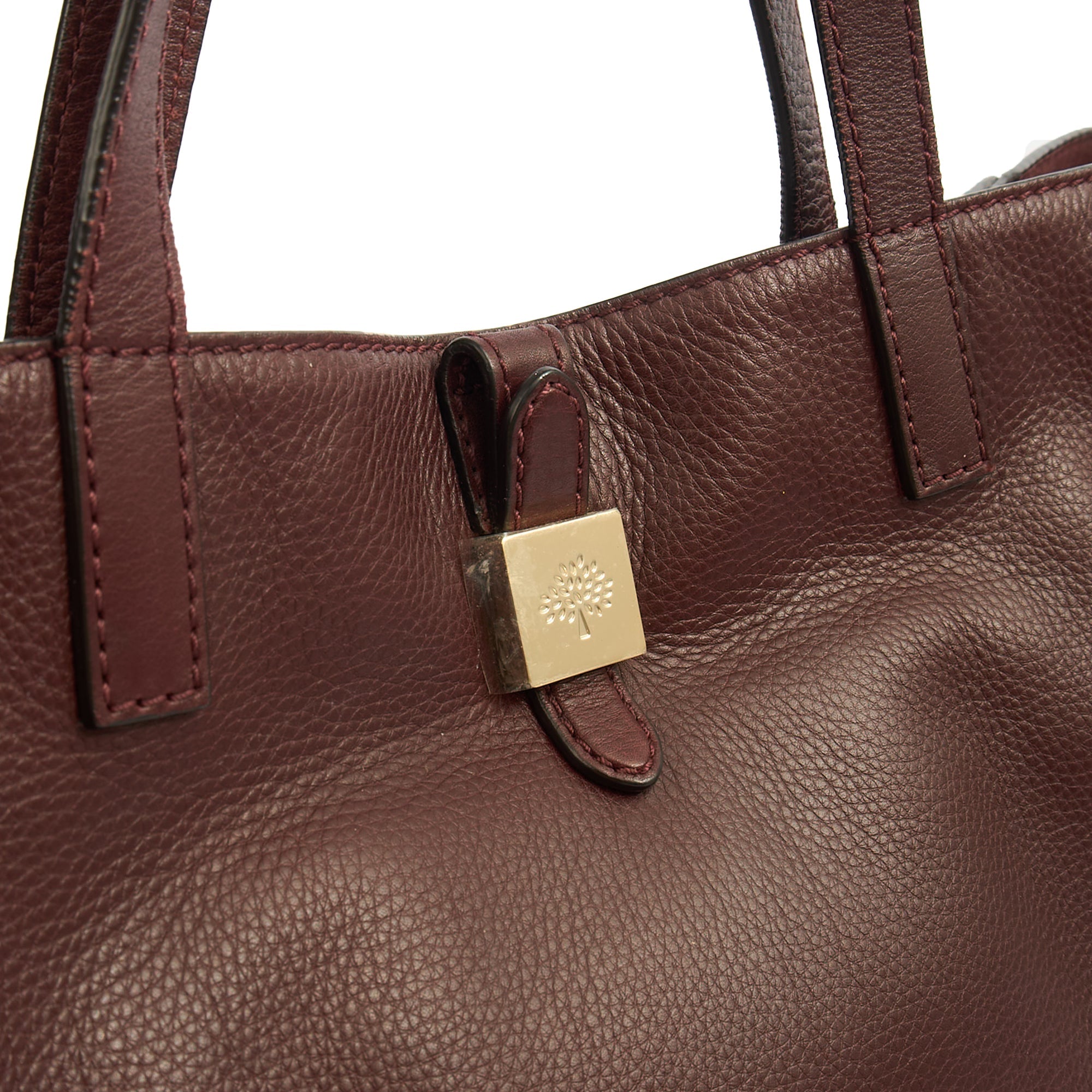 Mulberry Tote Tessie Tote in Oxblood, Leather — Alternate View 18