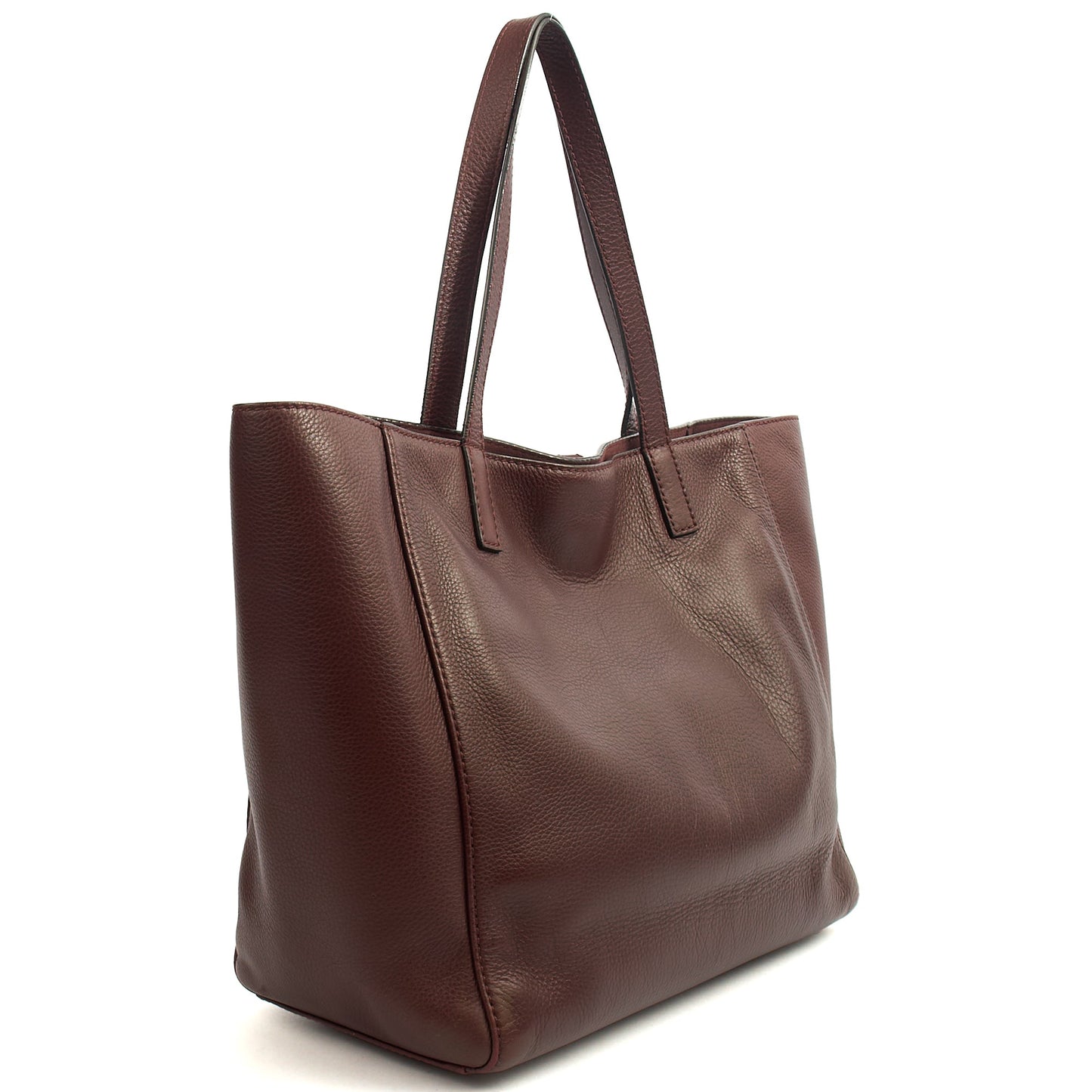 Mulberry Tote Tessie Tote in Oxblood, Leather — Side View