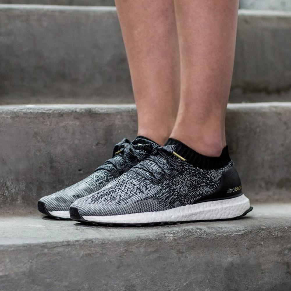 ADIDAS Women's Ultra Boost Uncaged in Core Black — UK 3.5 | EU 36 | US 4 — Top View