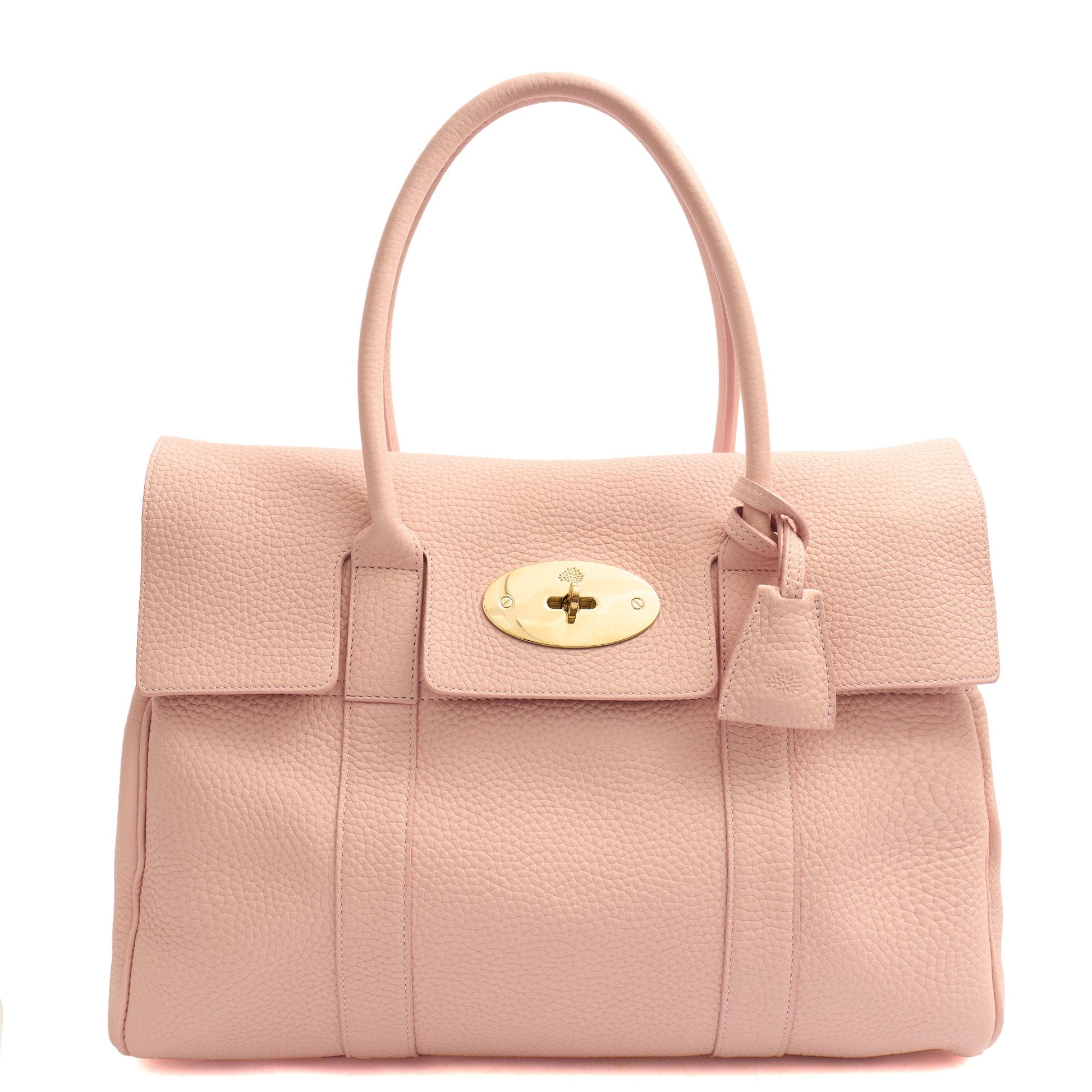Mulberry Tote Bayswater Heritage in Powder Rose, Leather — Front View