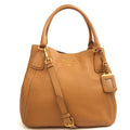 Prada Tote Vitello Daino Tote in Neutral, Calfskin — Front View