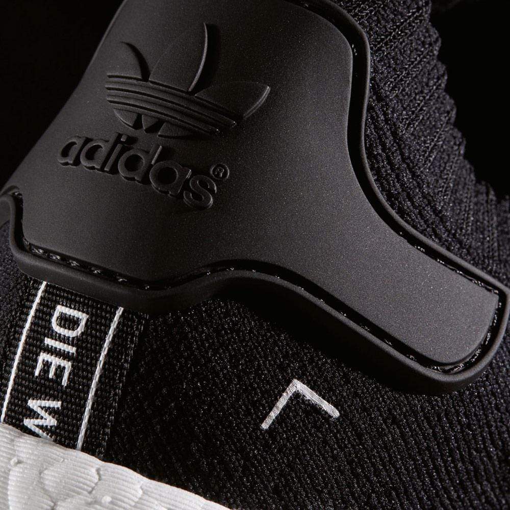 Adidas NMD R1 Primeknit Core Black Japan Pack — UK 3.5 | EU 36 | US 4 — Back View