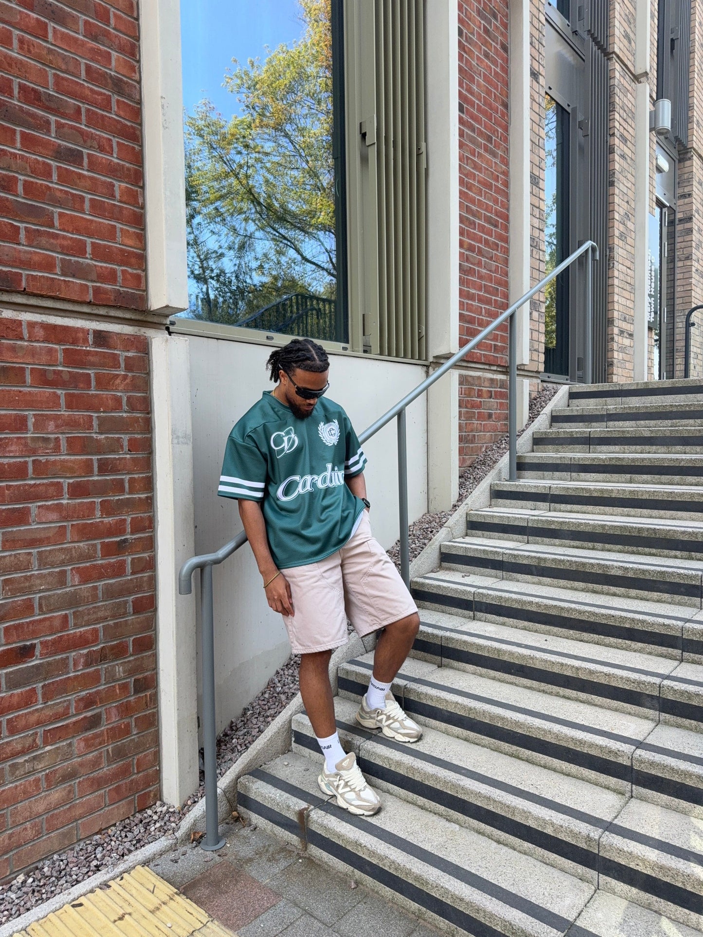 Cardair Club Mesh Jersey - Khaki — S — Side View