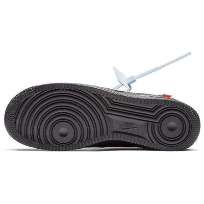 Off-White x Nike Air Force 1 Black — UK 3 | EU 35.5 | US 3.5 — Detail View