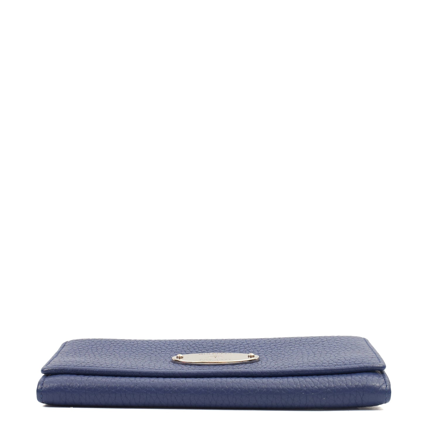 Mulberry Purse Wallet in Blue, Leather — Top View