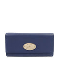 Mulberry Purse Wallet in Blue, Leather — Front View