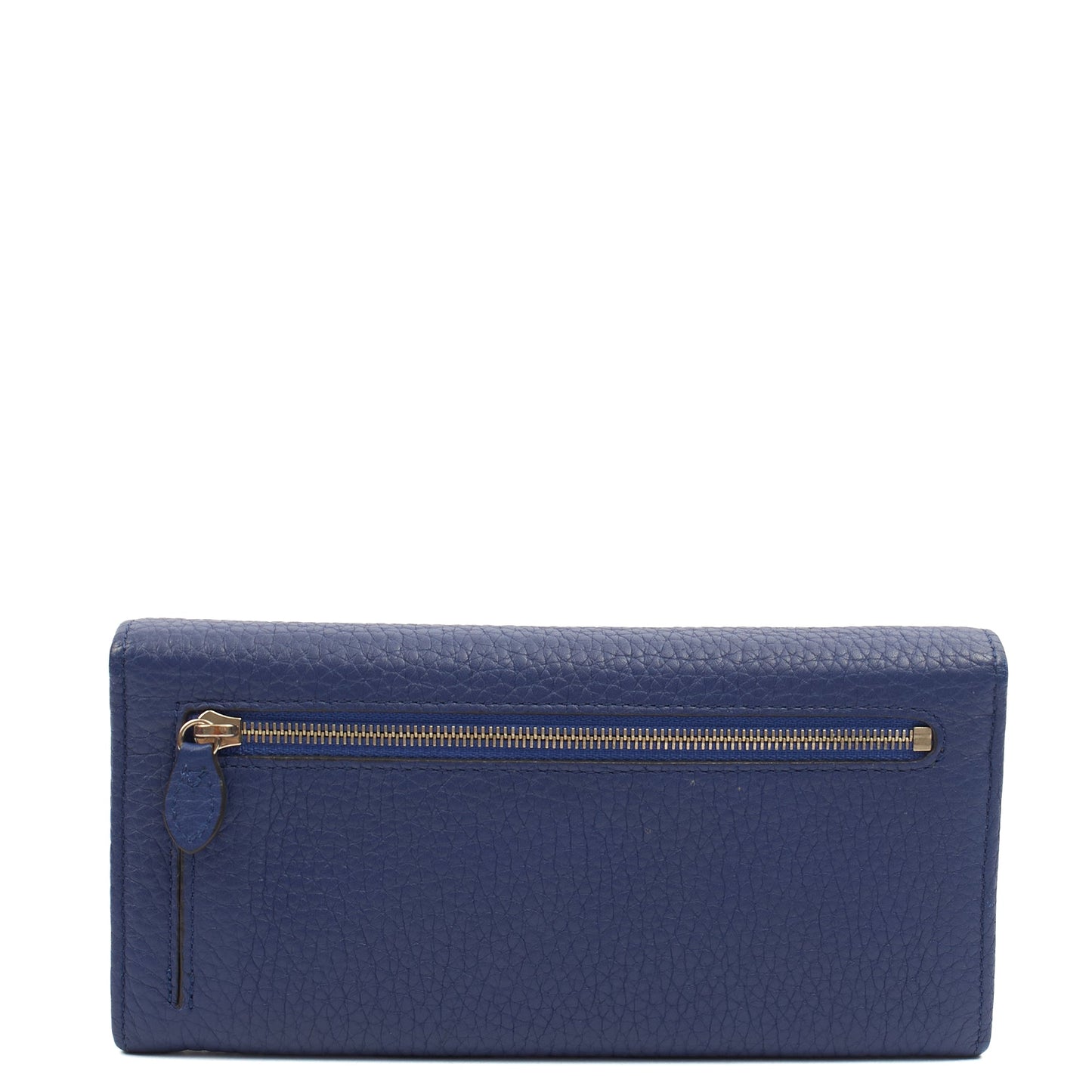 Mulberry Purse Wallet in Blue, Leather — Back View