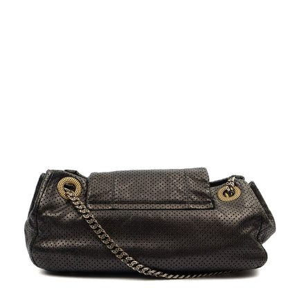 Chanel Shoulder Bag Reissue Accordion Flap in Black, Leather — Back View
