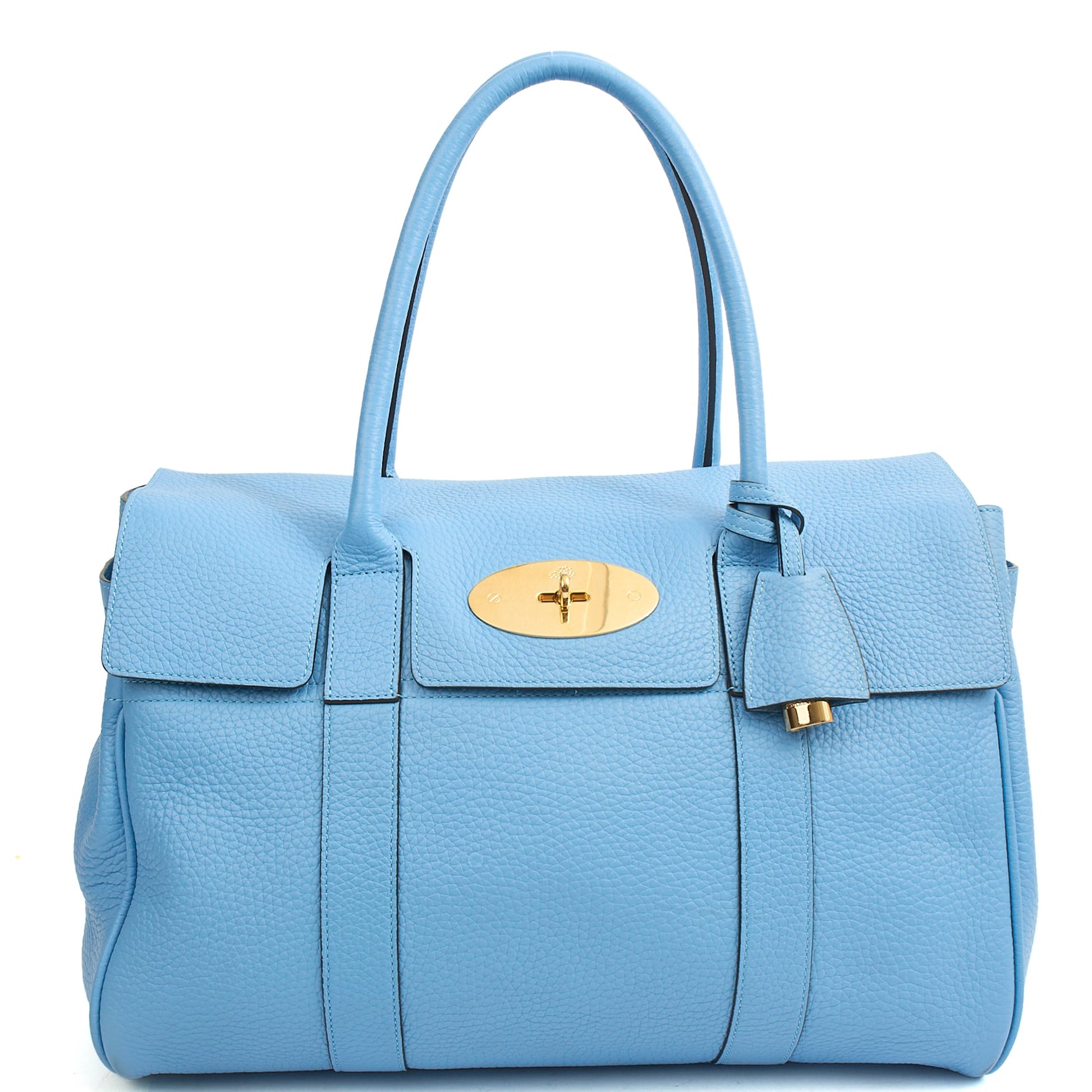 Mulberry Tote Bayswater Heritage in Blue, Calfskin Leather — Alternate View 7