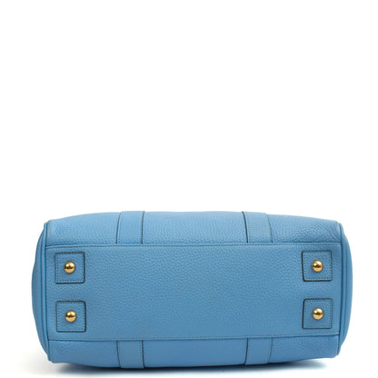 Mulberry Tote Bayswater Heritage in Blue, Calfskin Leather — Alternate View 11