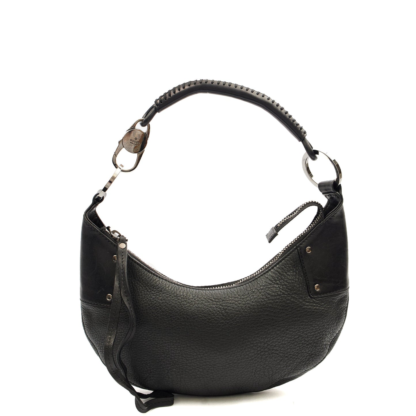 Gucci Shoulder Bag Shoulder Bag in Black, Leather — Front View
