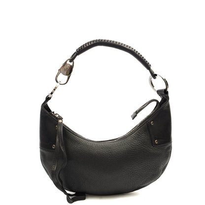 Gucci Shoulder Bag Shoulder Bag in Black, Leather — Front View
