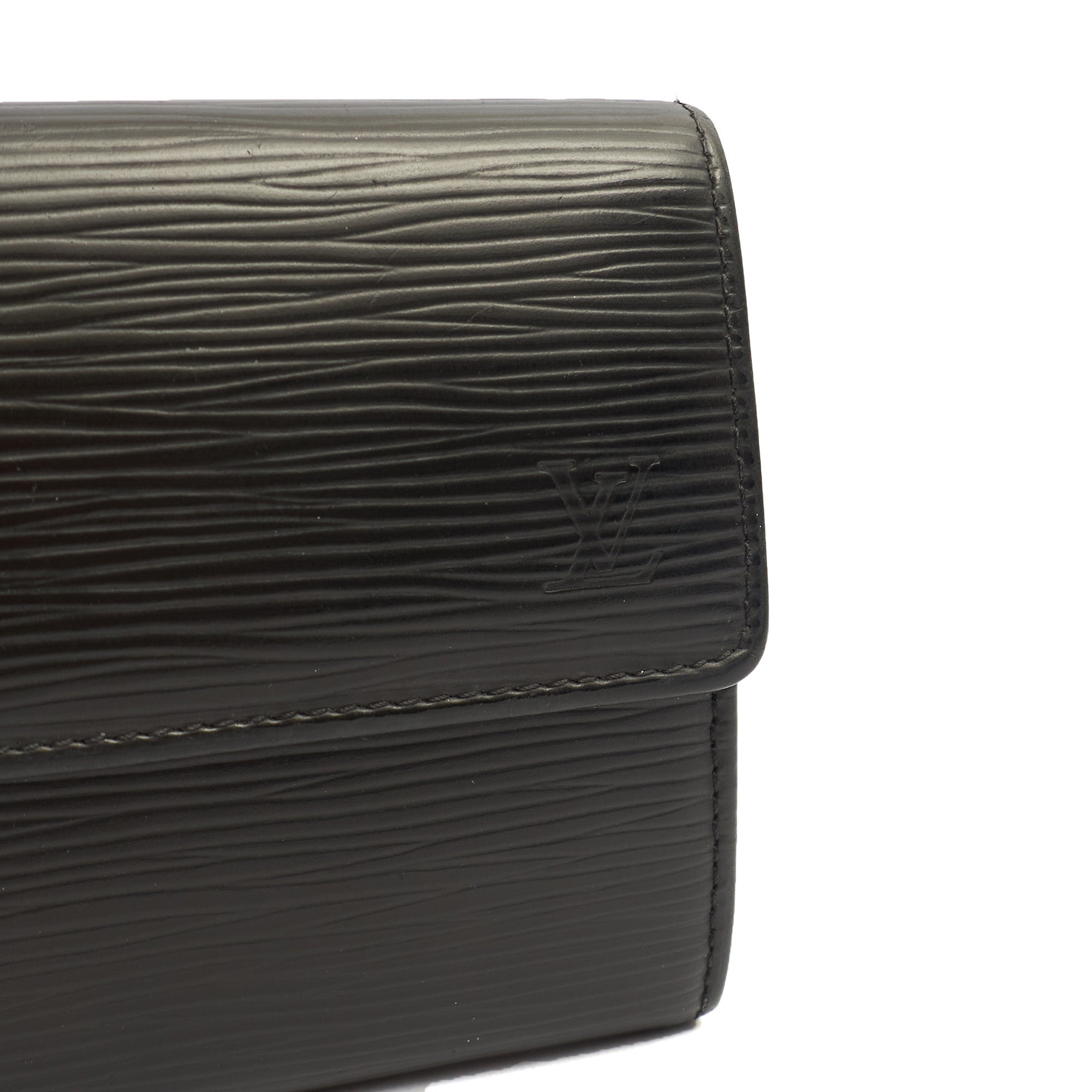 Louis Vuitton Wallet Wallet in Black, Epi Leather — Alternate View 11