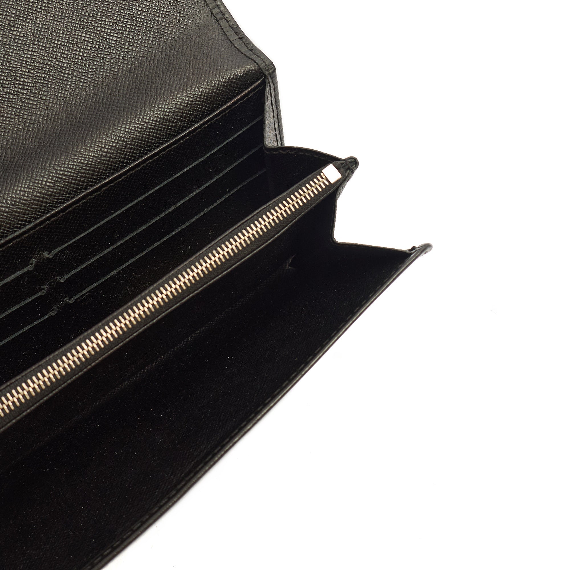 Louis Vuitton Wallet Wallet in Black, Epi Leather — Lifestyle View