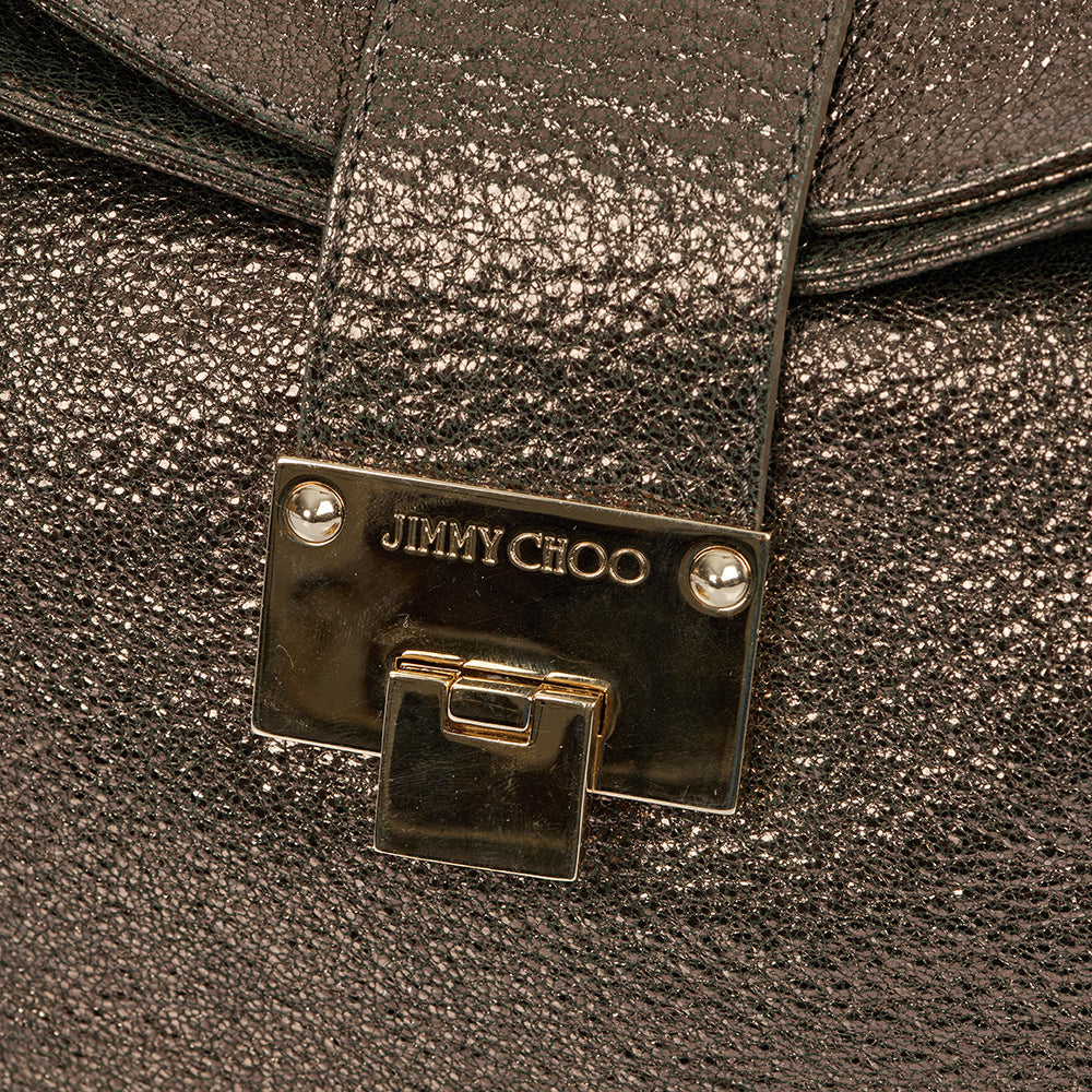 Jimmy Choo Cross Body Shoulder Bag in Metallic, Leather — Alternate View 13