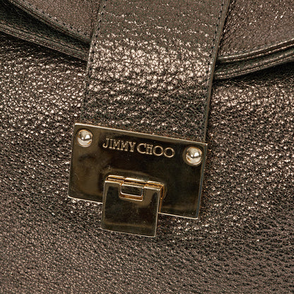 Jimmy Choo Cross Body Shoulder Bag in Metallic, Leather — Alternate View 20