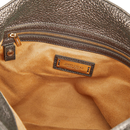 Jimmy Choo Cross Body Shoulder Bag in Metallic, Leather — Alternate View 21