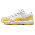 Air Jordan 11 Retro Low Wmns 'Yellow Snakeskin' — UK 2.5 | EU 35.5 | US 5 — Front View