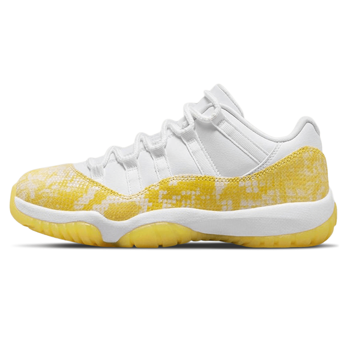 Air Jordan 11 Retro Low Wmns 'Yellow Snakeskin' — UK 2.5 | EU 35.5 | US 5 — Front View