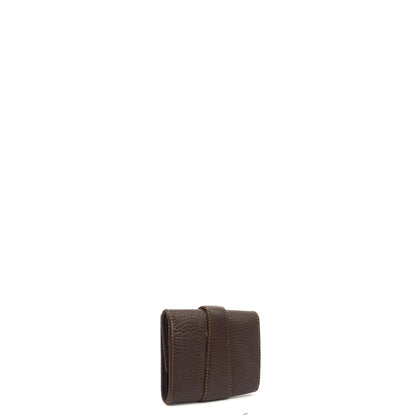 Loewe Wallet Wallet in Brown, Leather — Side View