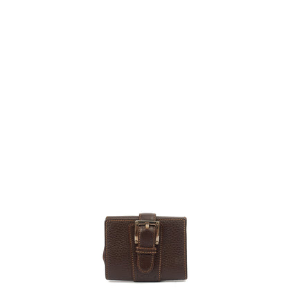 Loewe Wallet Wallet in Brown, Leather — Front View