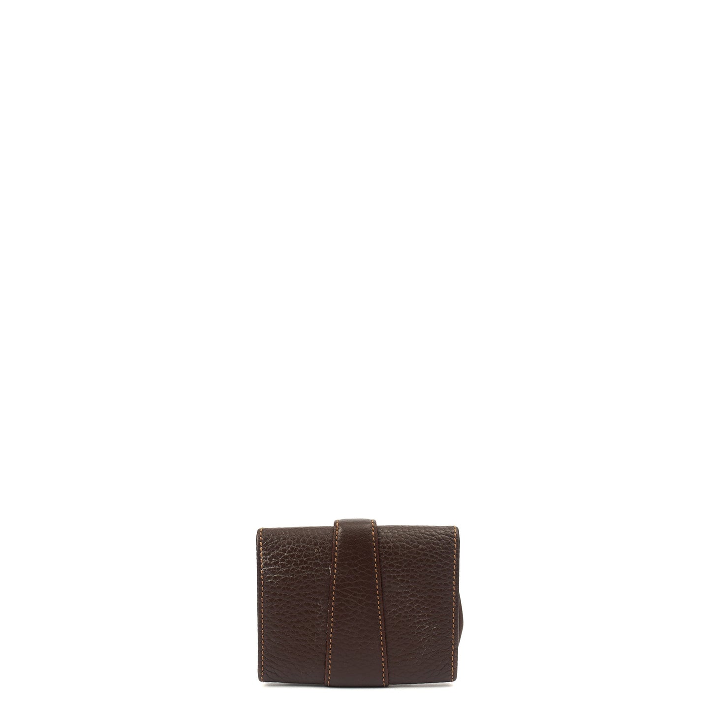 Loewe Wallet Wallet in Brown, Leather — Back View