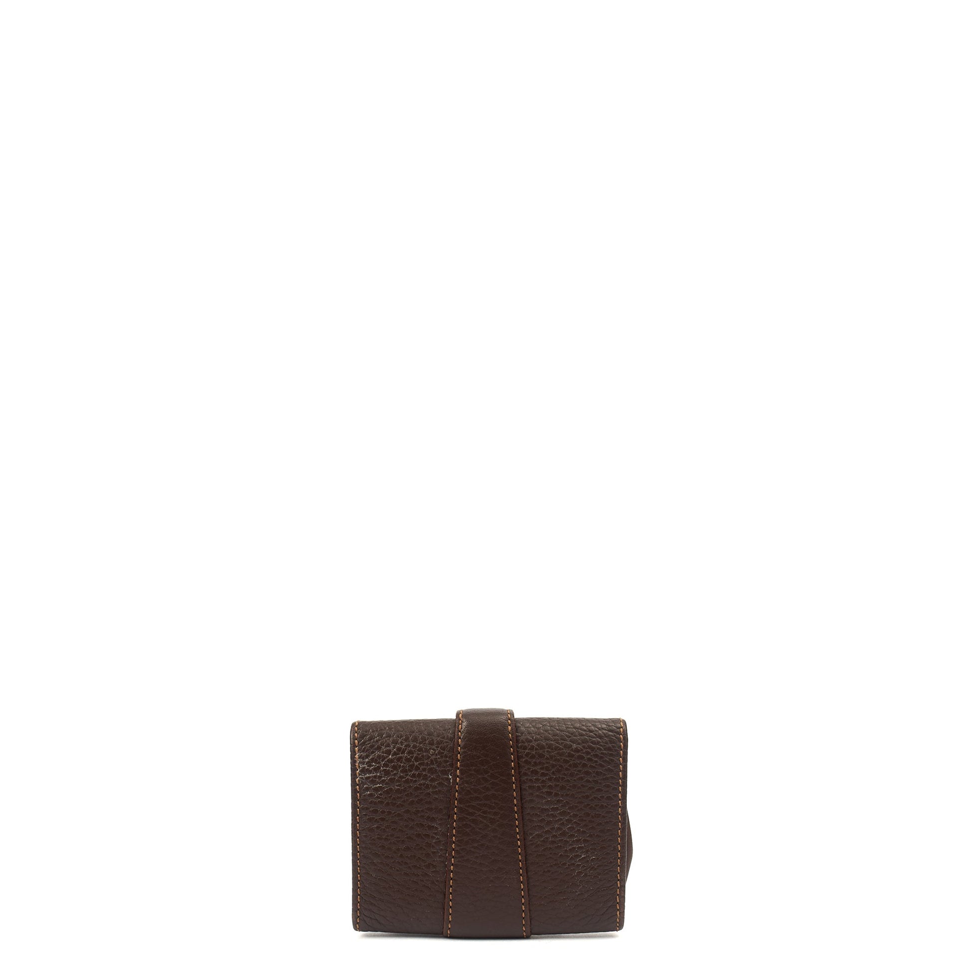 Loewe Wallet Wallet in Brown, Leather — Back View