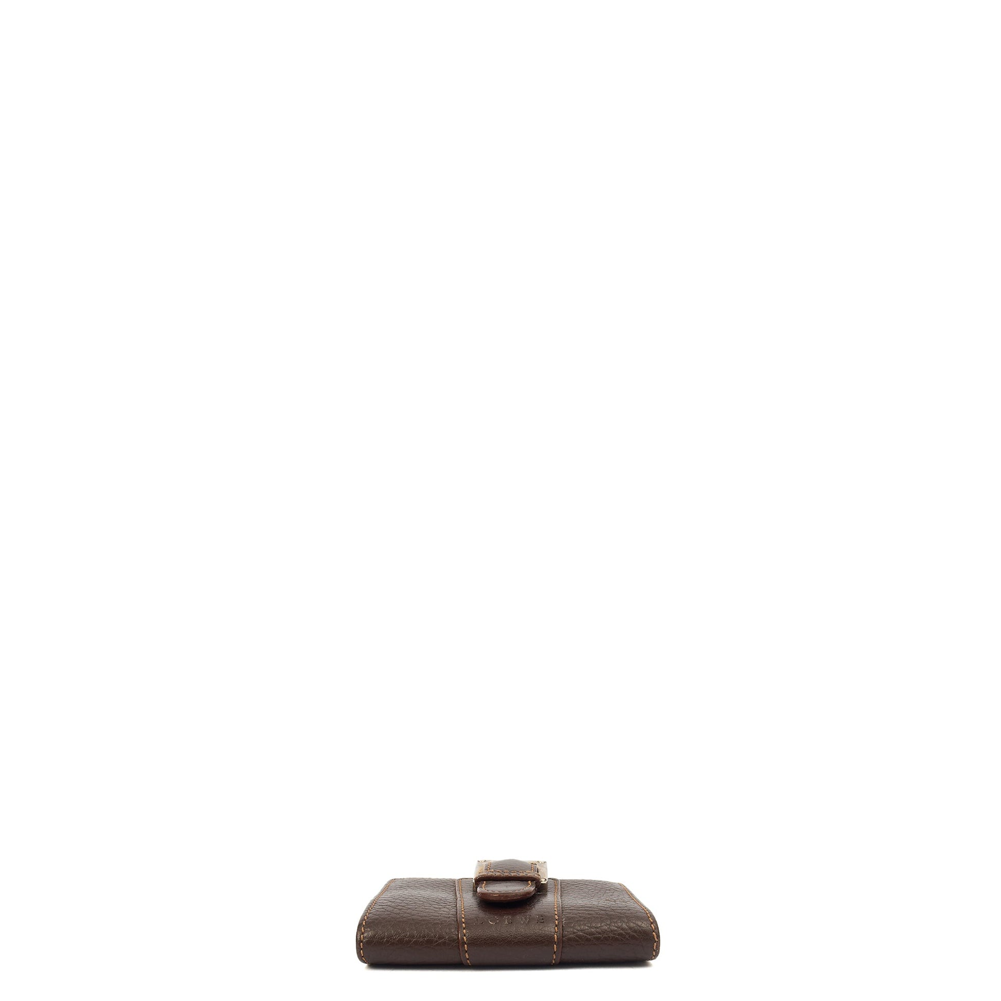 Loewe Wallet Wallet in Brown, Leather — Top View
