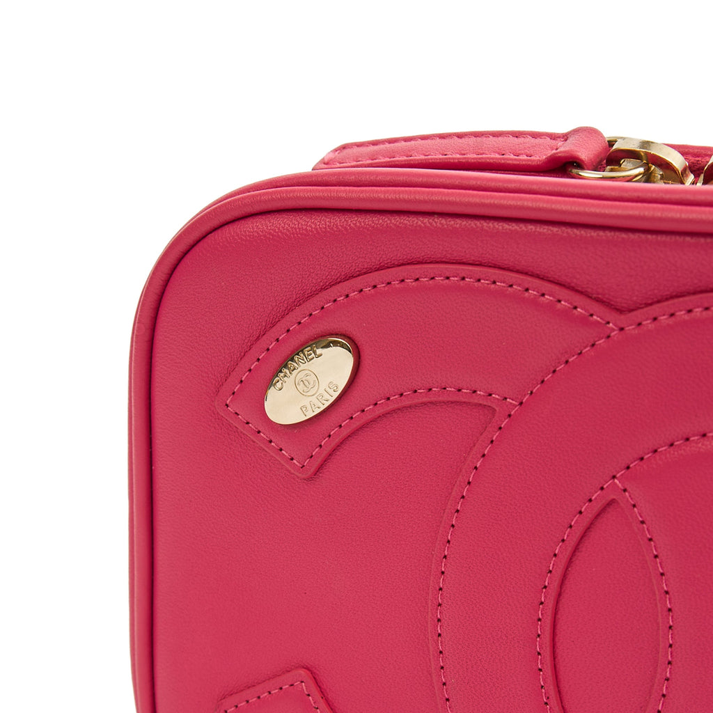 Chanel Cross Body Camera Bag in Pink, Lambskin Leather — Alternate View 11