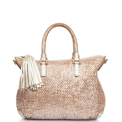 Anya Hindmarch Shoulder Bag in Metallic, Leather — Front View