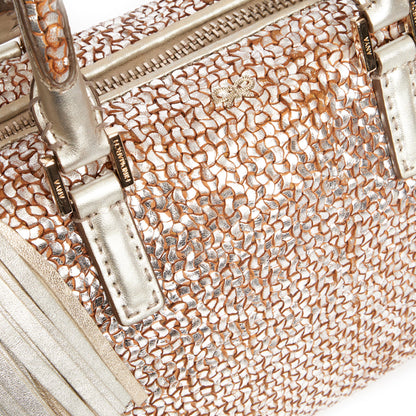 Anya Hindmarch Shoulder Bag in Metallic, Leather — Lifestyle View