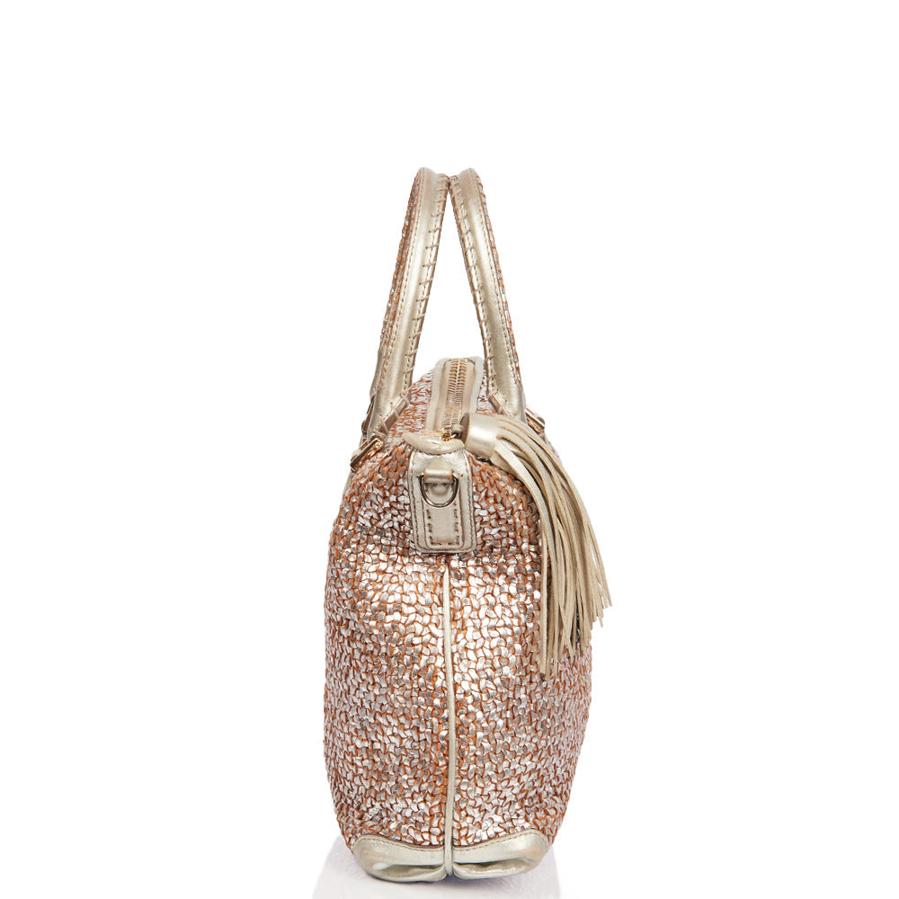 Anya Hindmarch Shoulder Bag in Metallic, Leather — Alternate View 10