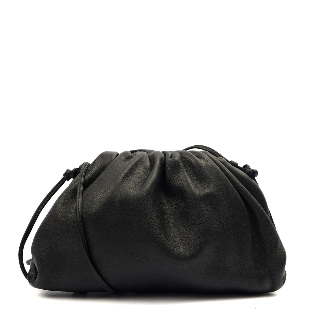 Bottega Veneta Cross Body The Pouch - Mini in Black, Leather — Front View