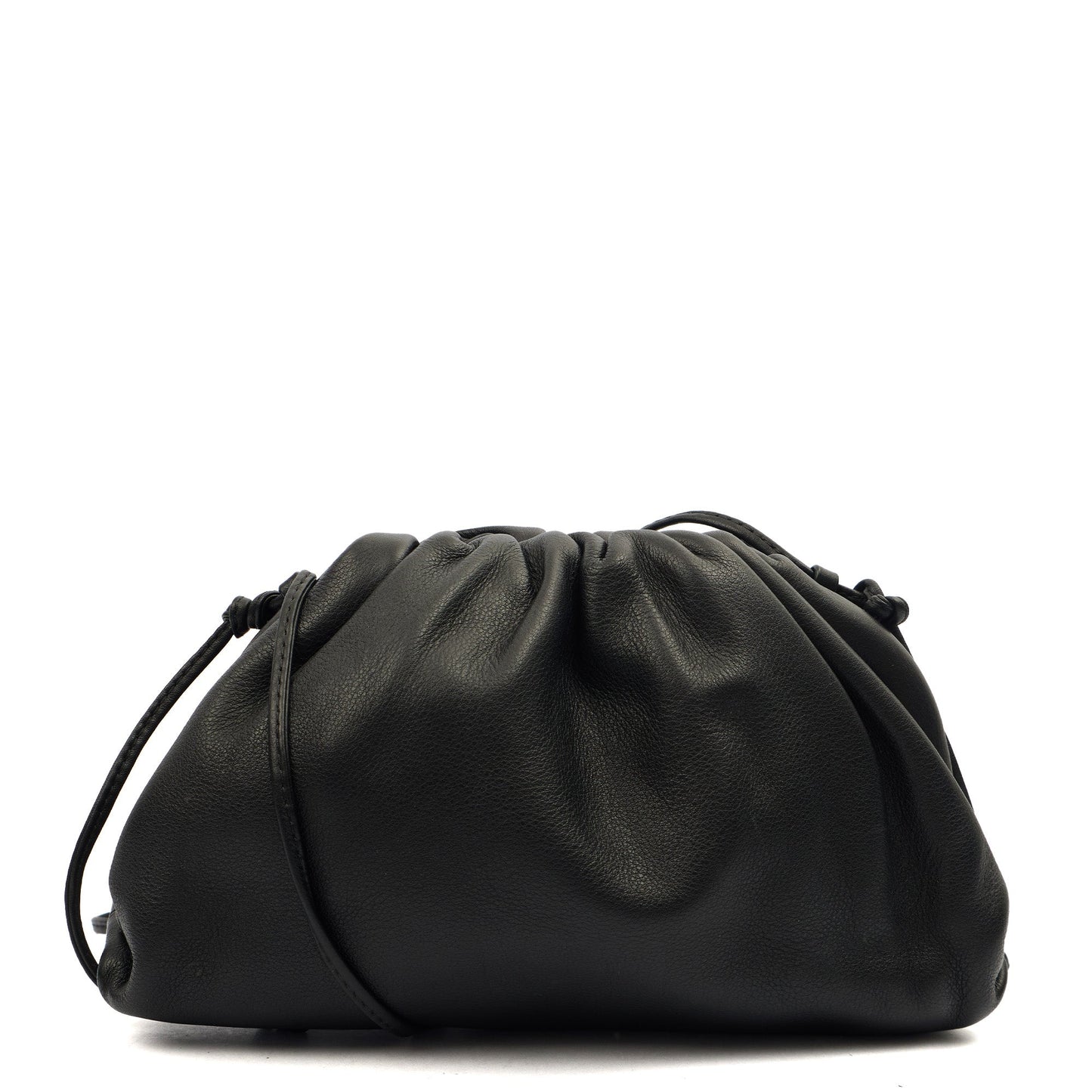 Bottega Veneta Cross Body The Pouch - Mini in Black, Leather — Front View